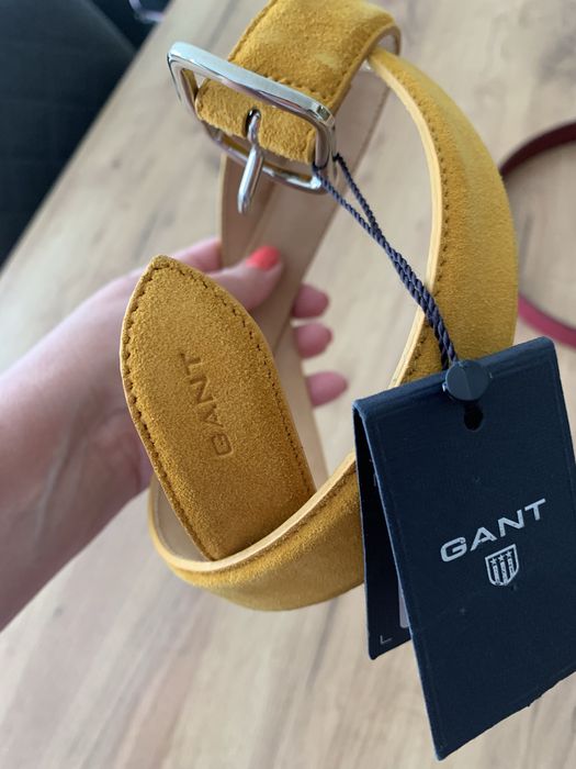 Ремінь шкіряний жиночий Gant