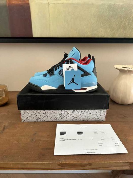 Travis Scott Cactus Jack Air yordan 4 R.38