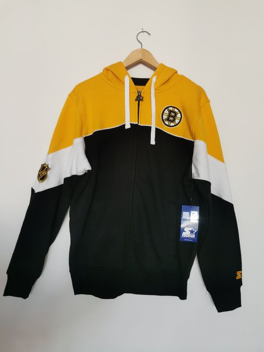 Nowa rozpinana bluza Starter NHL Boston Bruins Vintage Y2K hokej r. L BNWT