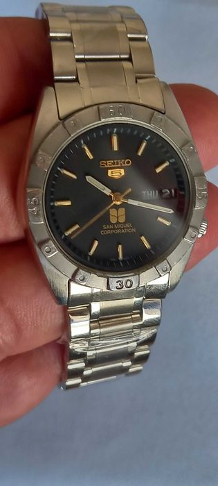 Relógio Seiko 5 Automático Original San Miguel Corporation