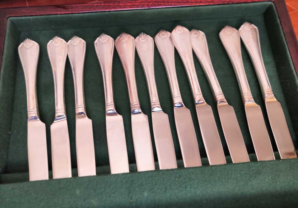 Faqueiro Americano Banhado a Prata