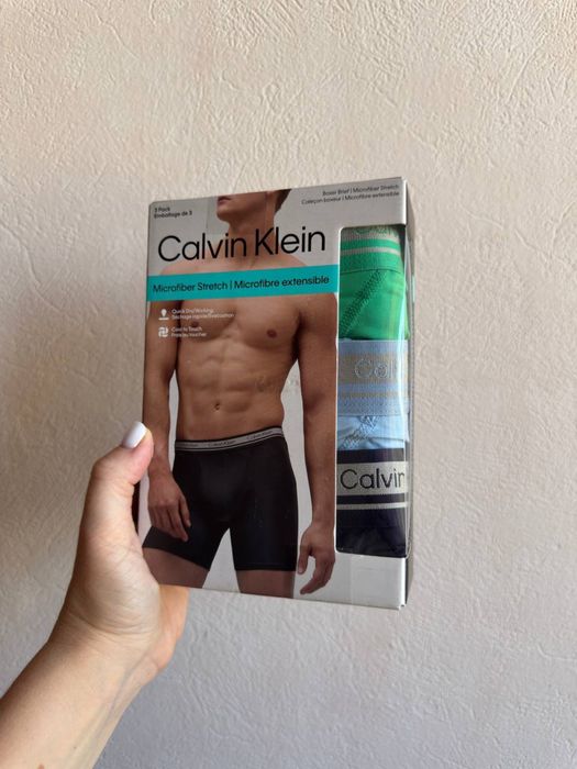 Чоловічі труси боксерки Calvin Klein Microfiber Stretch Plus 4  шт