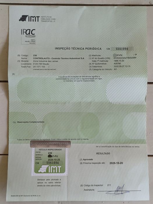 Vw Passat GL 1.9TDI Nacional 2 Donos