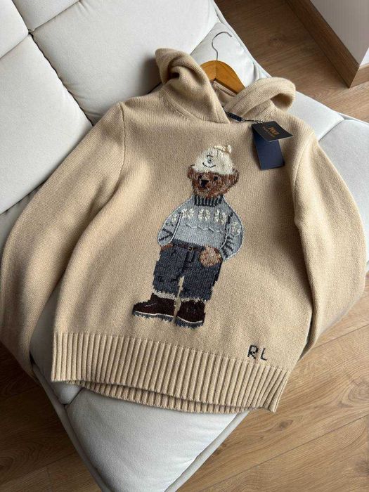 Hoodie Sweter Ralph Lauren Misie Bear! Różne kolory i  modele XS S M L