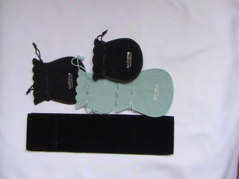 Подарочные пакеты мешочки бархат Oriflame