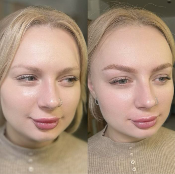 Ламінування вій, брів. Корекція + фарбування брів. Нарощування вій