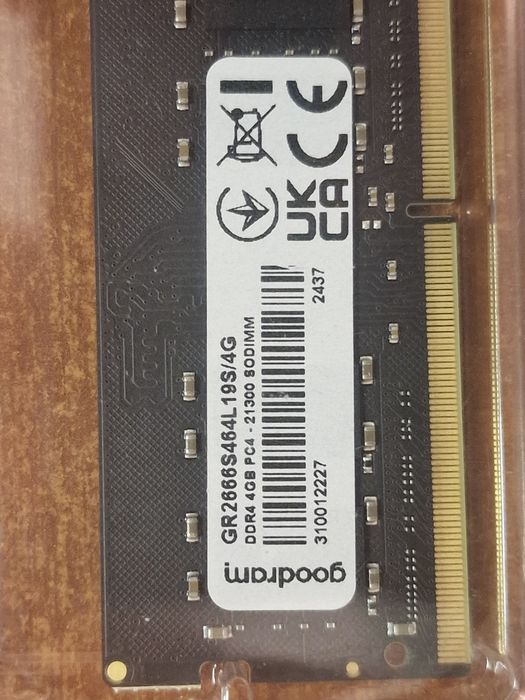 Модуль памяти SO-DIMM 4GB/2666 DDR4 Goodram (GR2666S464L19S/4G)