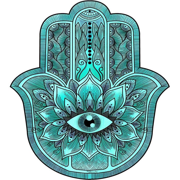 Tapete Mão de Fátima - Decoração - Meditação - Decor - Premium