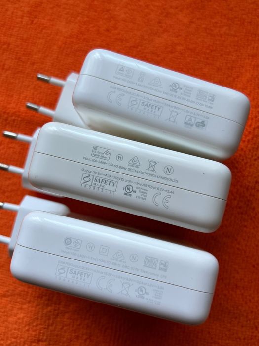 Оригінальні адаптери 61/67/96W USB-C Apple MacBook Air/Pro + MagSafe 3