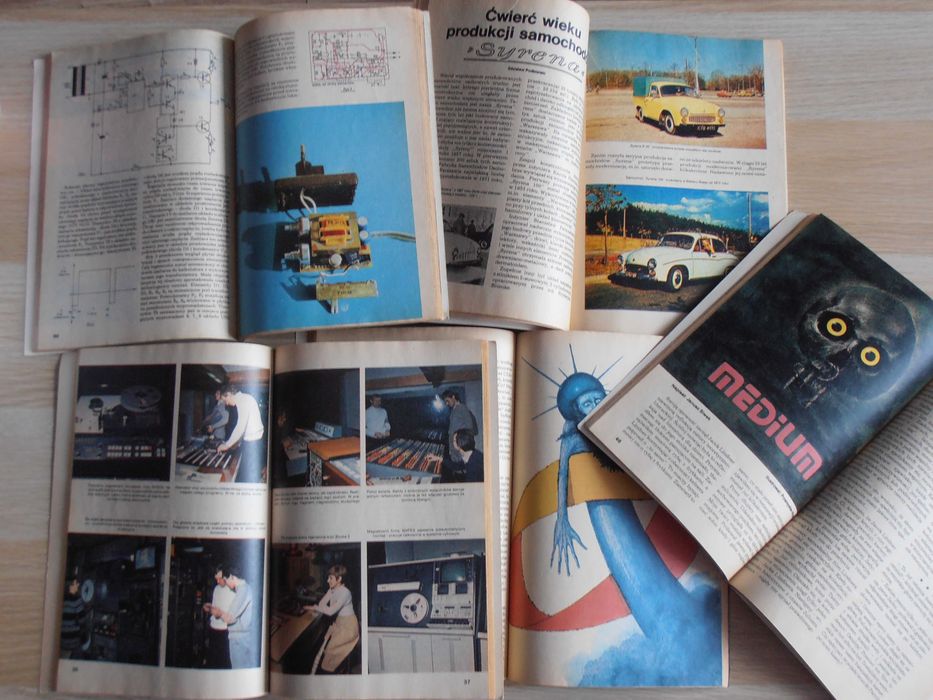 Młody Technik 5 numerów: 1,2,6,8,11/1983