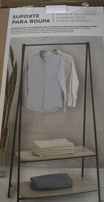 Suporte para roupa ( em ferro)