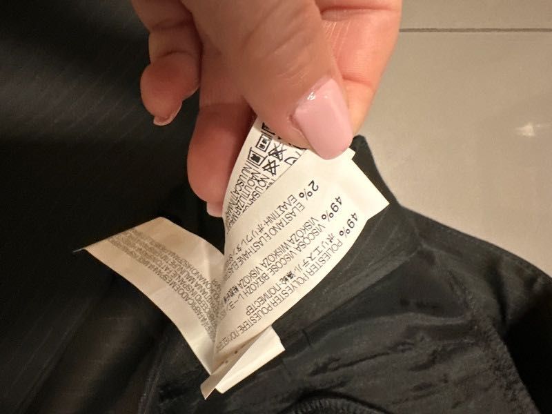 Zara spodnie w tenisowy prążek S