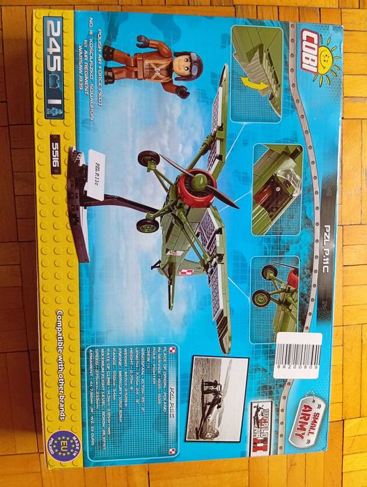 COBI 5516 - Polski samolot myśliwski PZL P11C