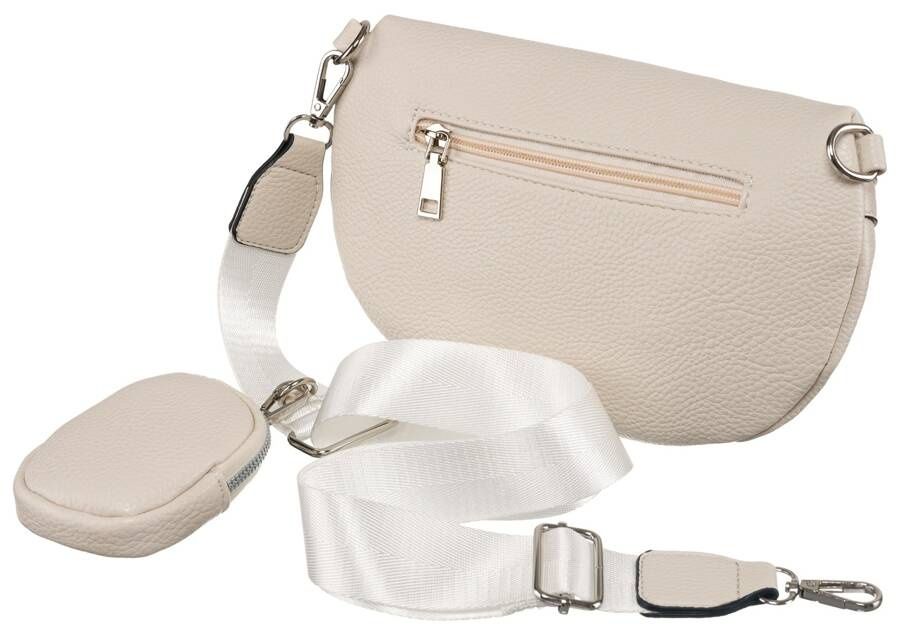 pojemna saszetka damska na szerokim pasku - peterson