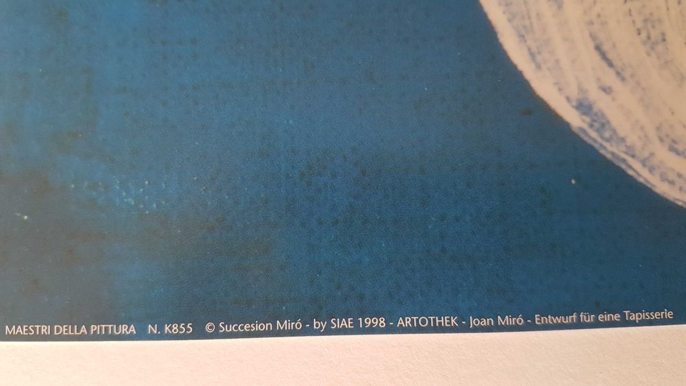 Poster - Litografia Joan Miró 1998