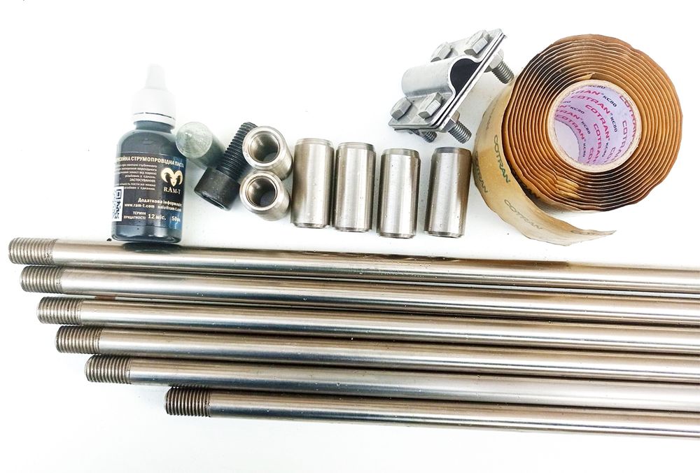 Комплект Нержавіючого заземлення R4.5м.NI.