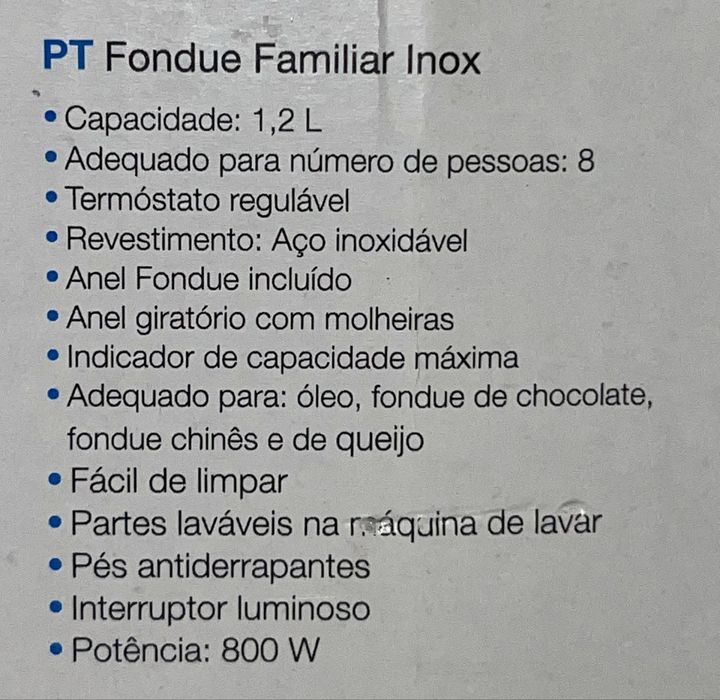 Conjunto familiar de fondue Princess 172680 em aço inoxidável