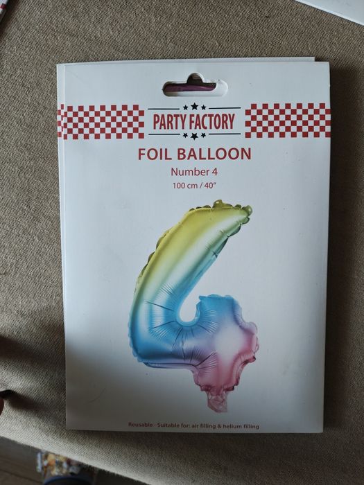 Balony cyferki wszystkie prócz nr 1