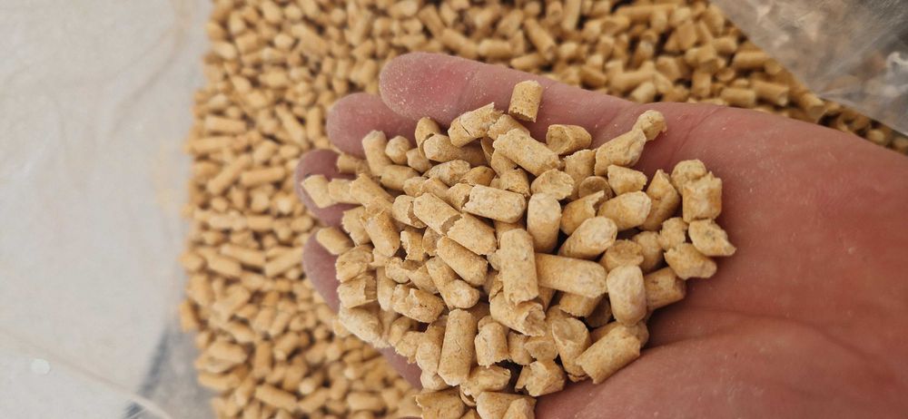 Pellet, Żwirek Drzewny dla Kota Królika Świnki 15 KG JASNY - WYSYŁKA