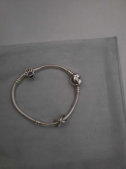 Pulseira Pandora Com 2 Contas
