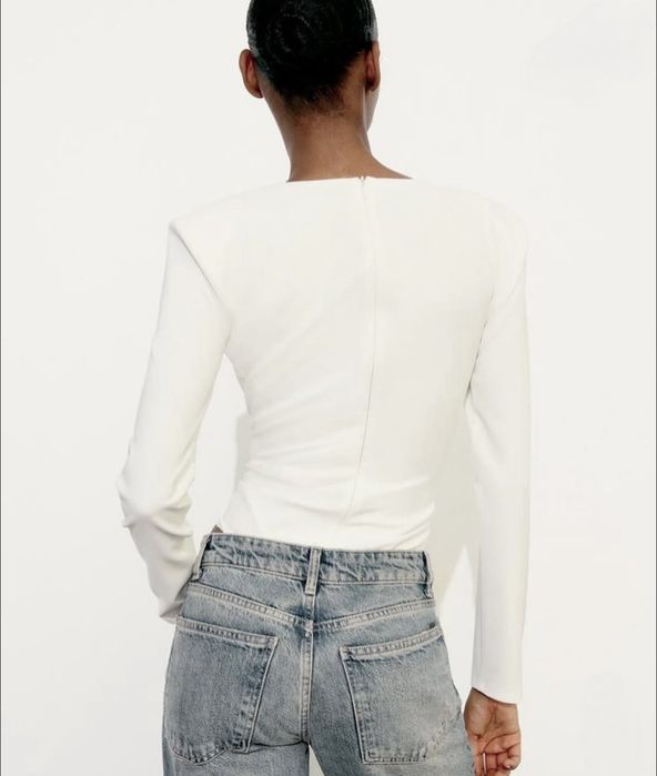 Білий боді , Zara , новий , розмір С