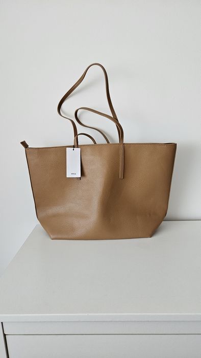 Mala shopper camel Mango