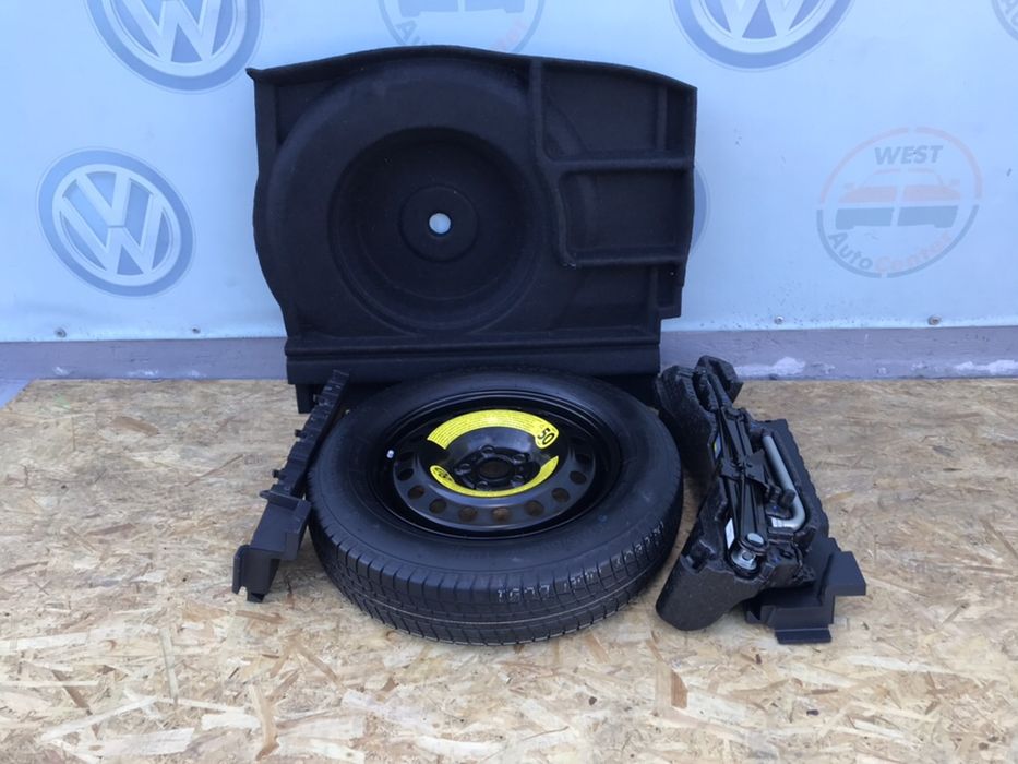 Atlas teramont запаска домкрат коврик vw