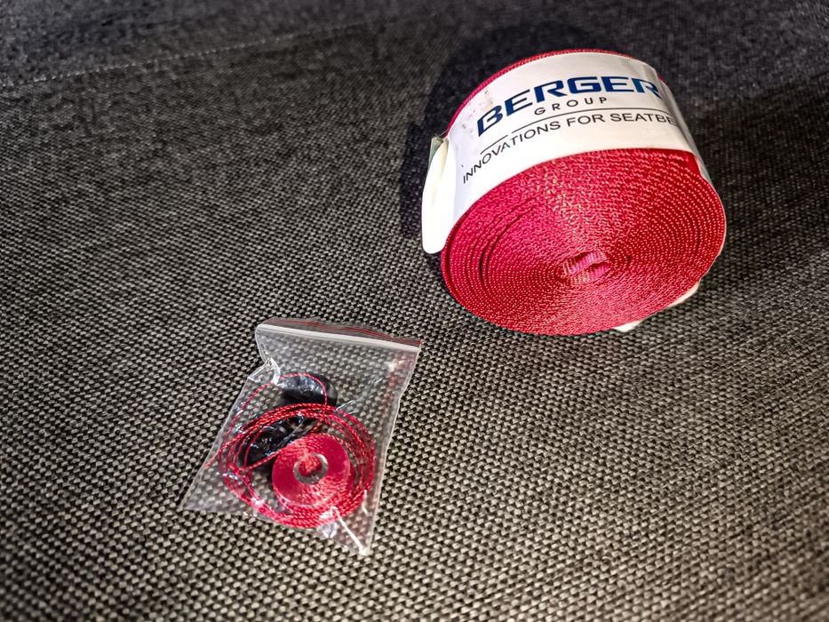 Cinto de segurança Racing Red Rukaflex