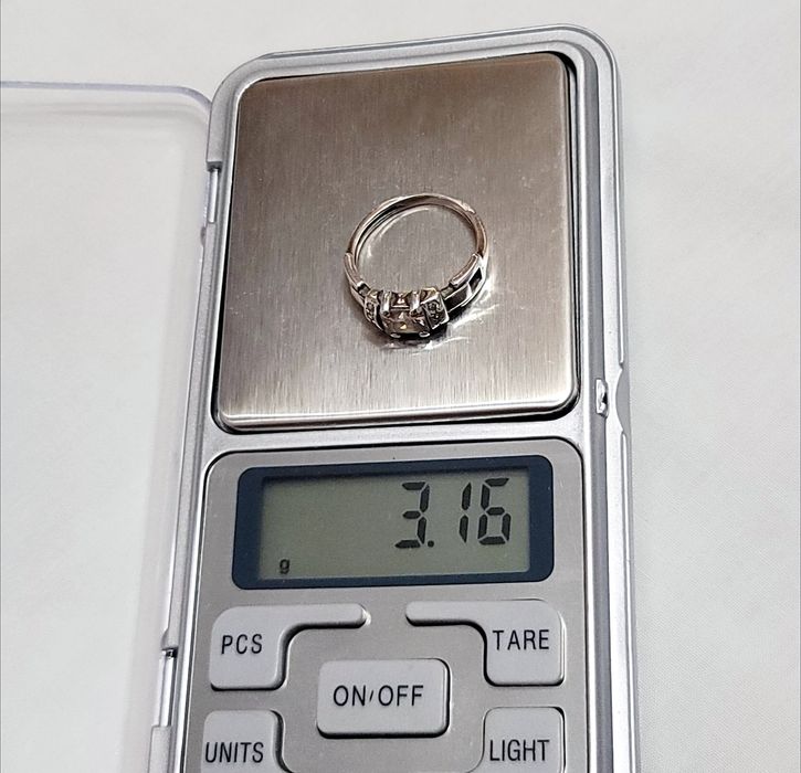 Серебряное кольцо с камнем 925 проба не времён ссср