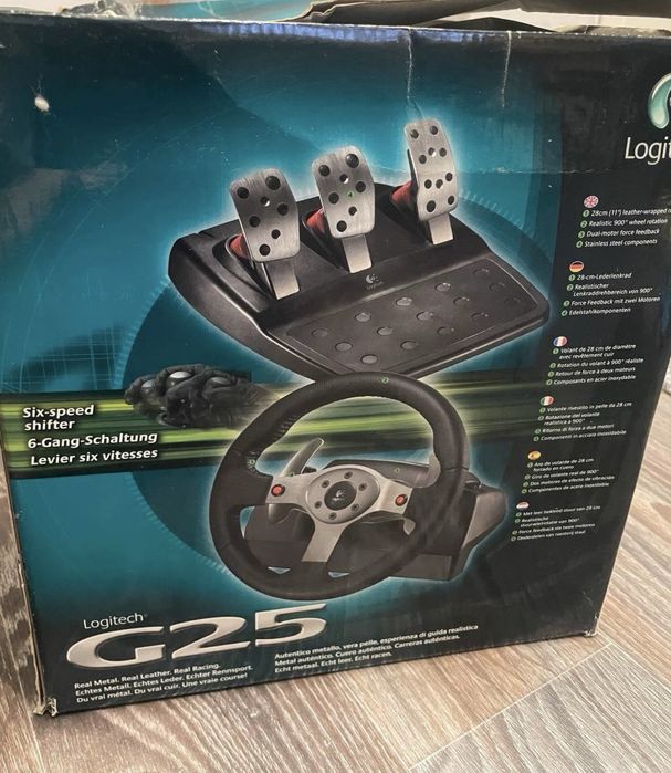 Руль кермо ігровий Logitech G25