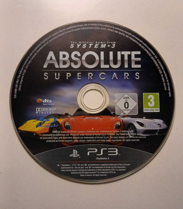 Absolute SuperCars - Ps3