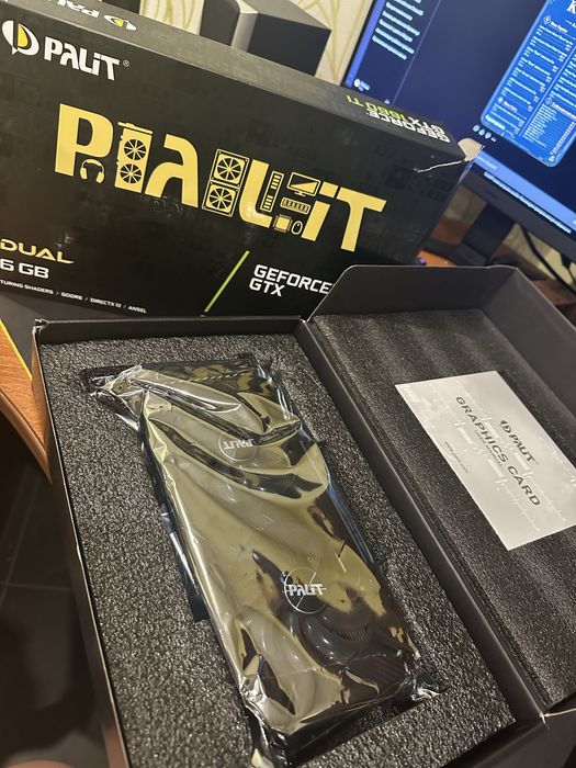 Відеокарта Palit GeForce GTX 1660 Ti 6GB GDDR6, нова