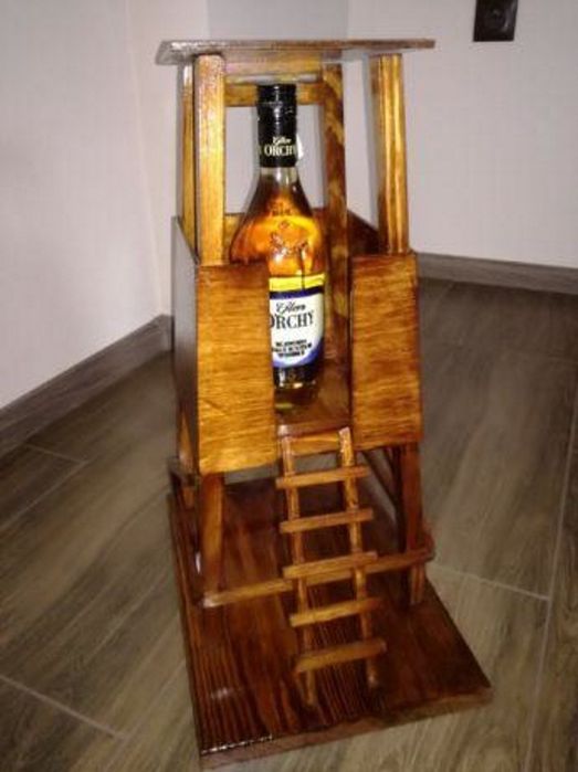 Ambonka miniaturowa na alkohol dla myśliwego leśnika łowiectwo