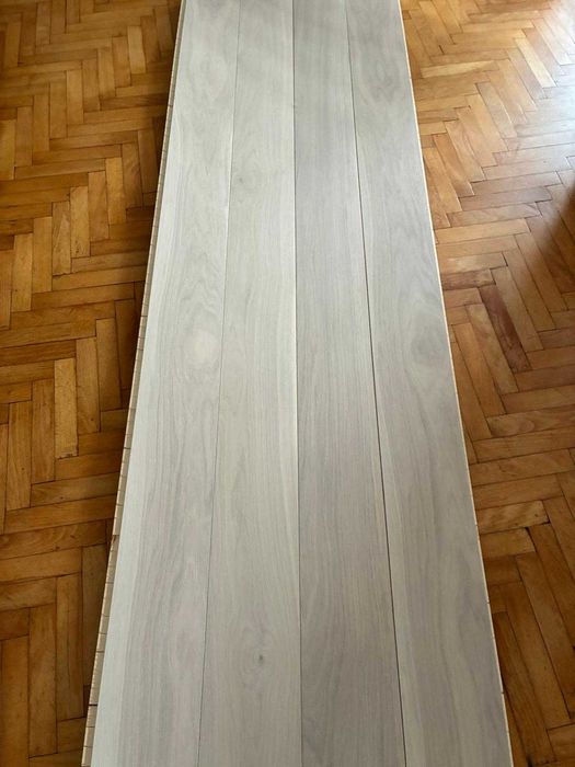Podłoga drewniana BOEN Dąb Pearl 1-lamelowa OLEJOWANA | NOWA 76m2