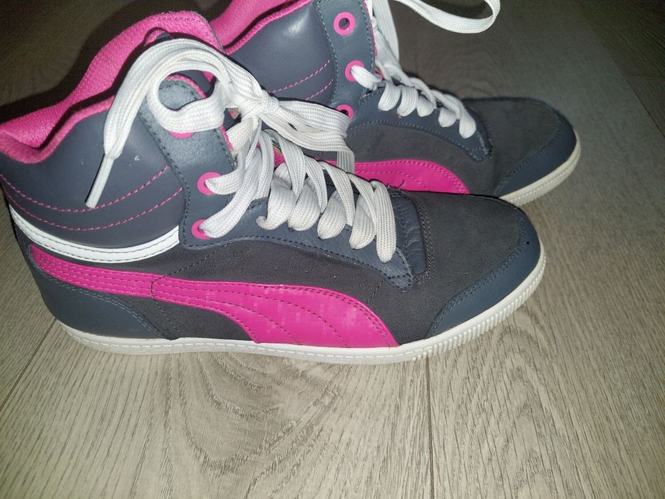Wysokie adidasy puma dla dziewczynki r.37 1/2