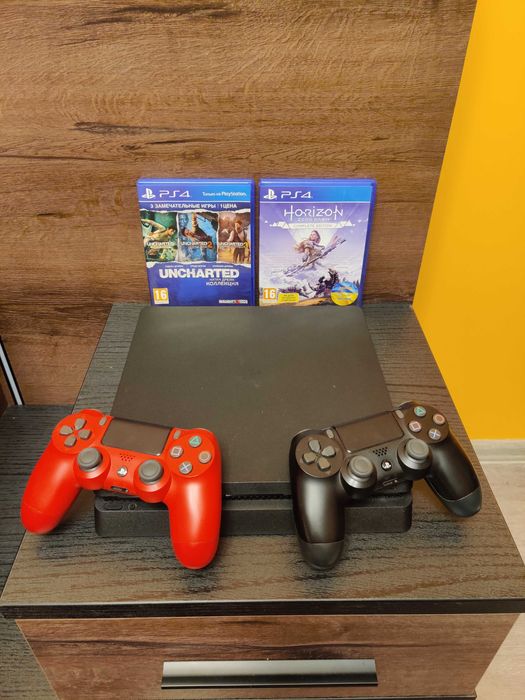 Продаю PS 4 slim на 512 gb