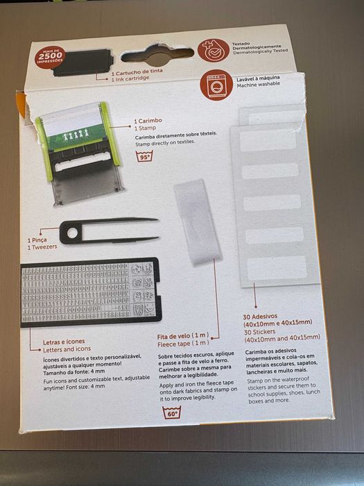 KIT Carimbos e Etiquetas da  NOTE