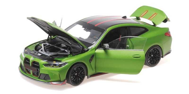 BMW M4 CSL 2023 Matt Green Metallic Minichamps 1:18