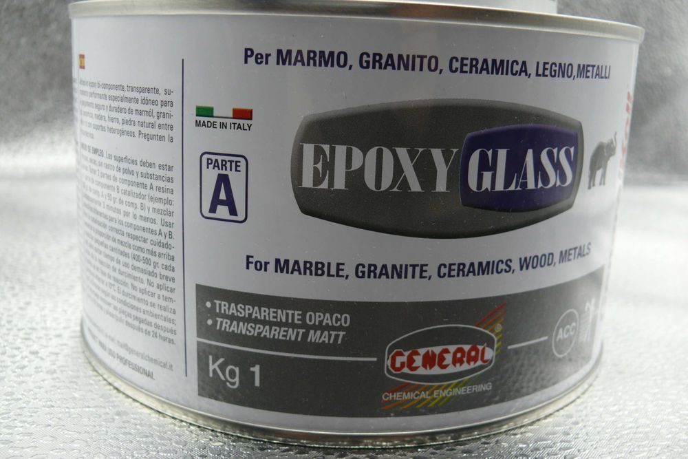 Resina epóxi transparente