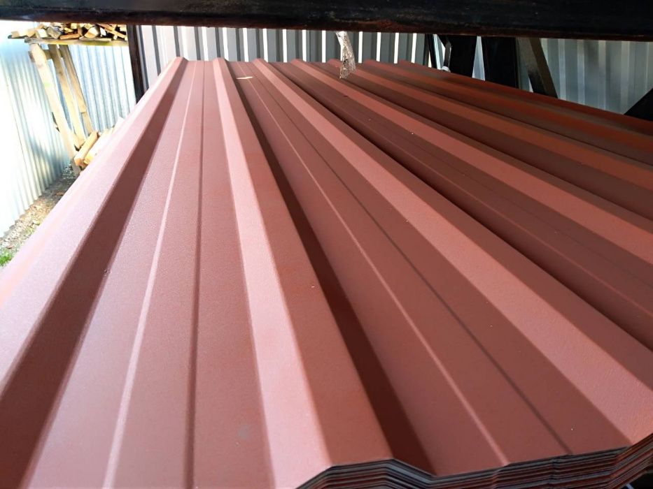 BLACHA trapezowa T-18 8004 CEGLASTY mat - KURIER od ręki