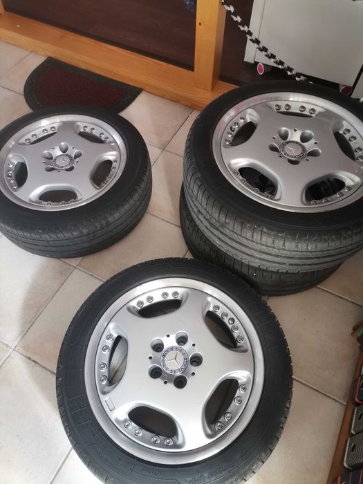 Vendo 4 jantes 17 5x112 + pneus tudo novo