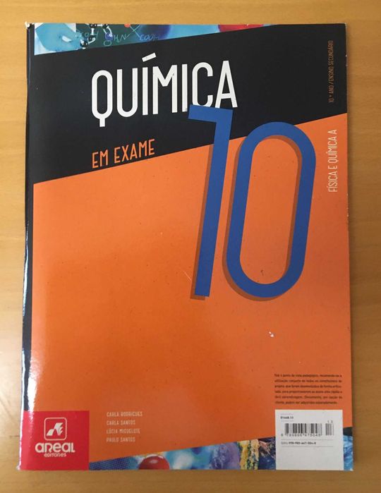 Caderno de atividades/Preparação para exame Química 10º ano