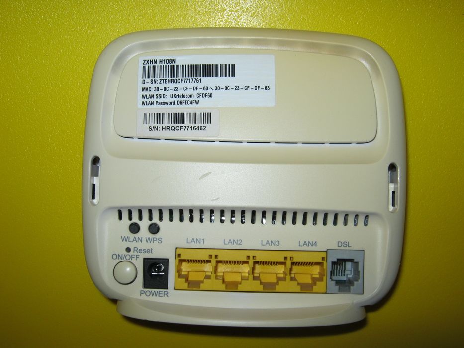 Модем ZTE з  Wi-Fi