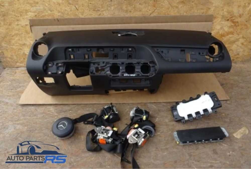 Kit de airbags, cintos de segurança e tablier para Mercedes GLA