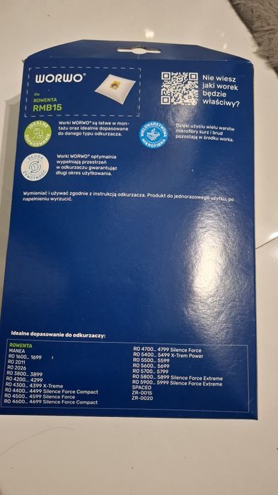 Worki do odkurzacza Rowenta