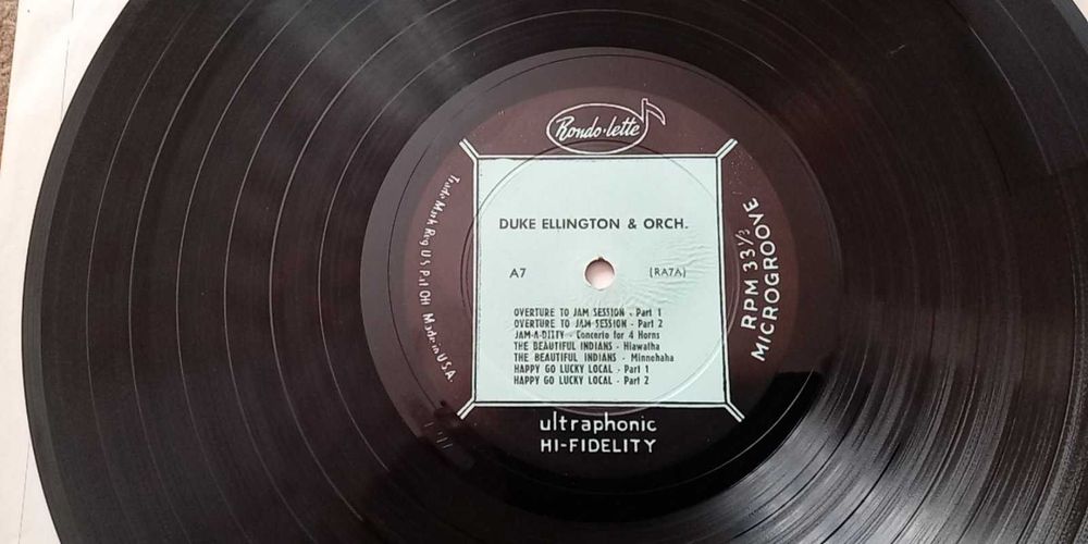 lp jazz Duke Ellington And His Famous Orchestra And Soloists Mono USA