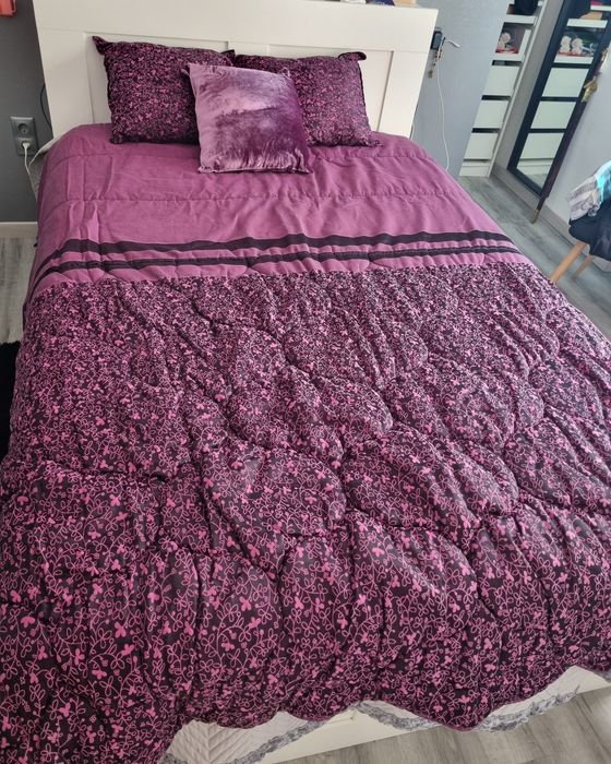 Colcha casal e almofadas