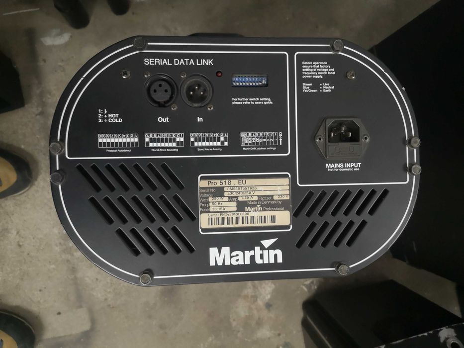 Luz de palco - 3 Scanners DMX