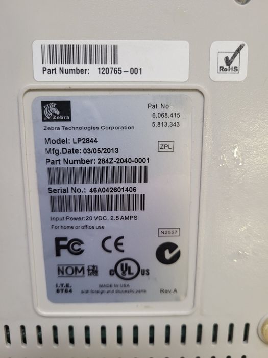 Impressora térmica zebra LP2844