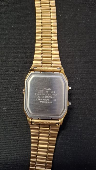 Zegarek Casio AQ-230GA Złoty